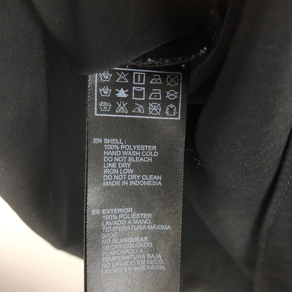 Forever 21 Black Short Sleeve Blouse Zipper Back - Picture 6 of 7